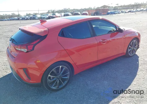 2019 Hyundai Veloster 2.0 Premium z USA, uszkodzony, nr VIN KMHTG6AF1KU012910